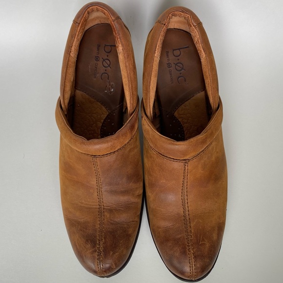 B.O.C ankle booties distressed brown leather size 10 - Picture 4 of 12